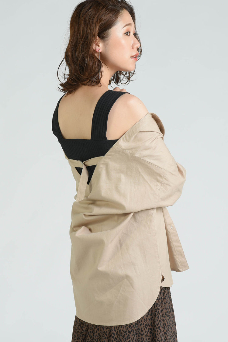 テレコスクエアタンクトップ