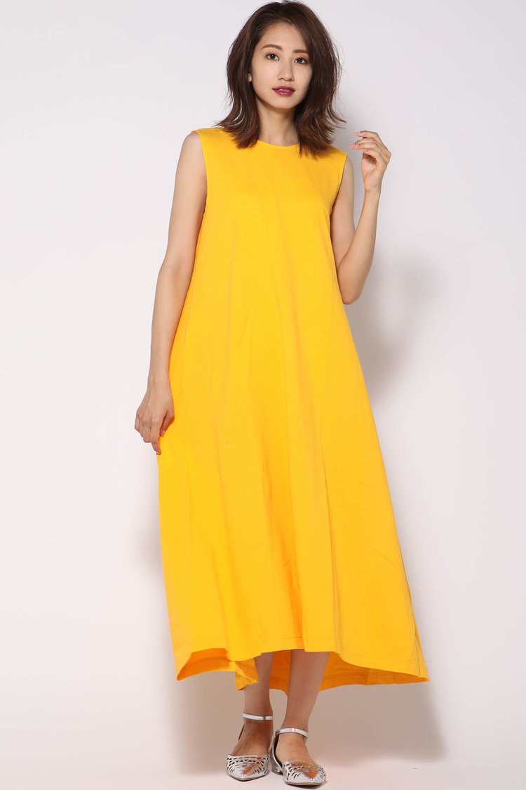 コットンカノコロングワンピース