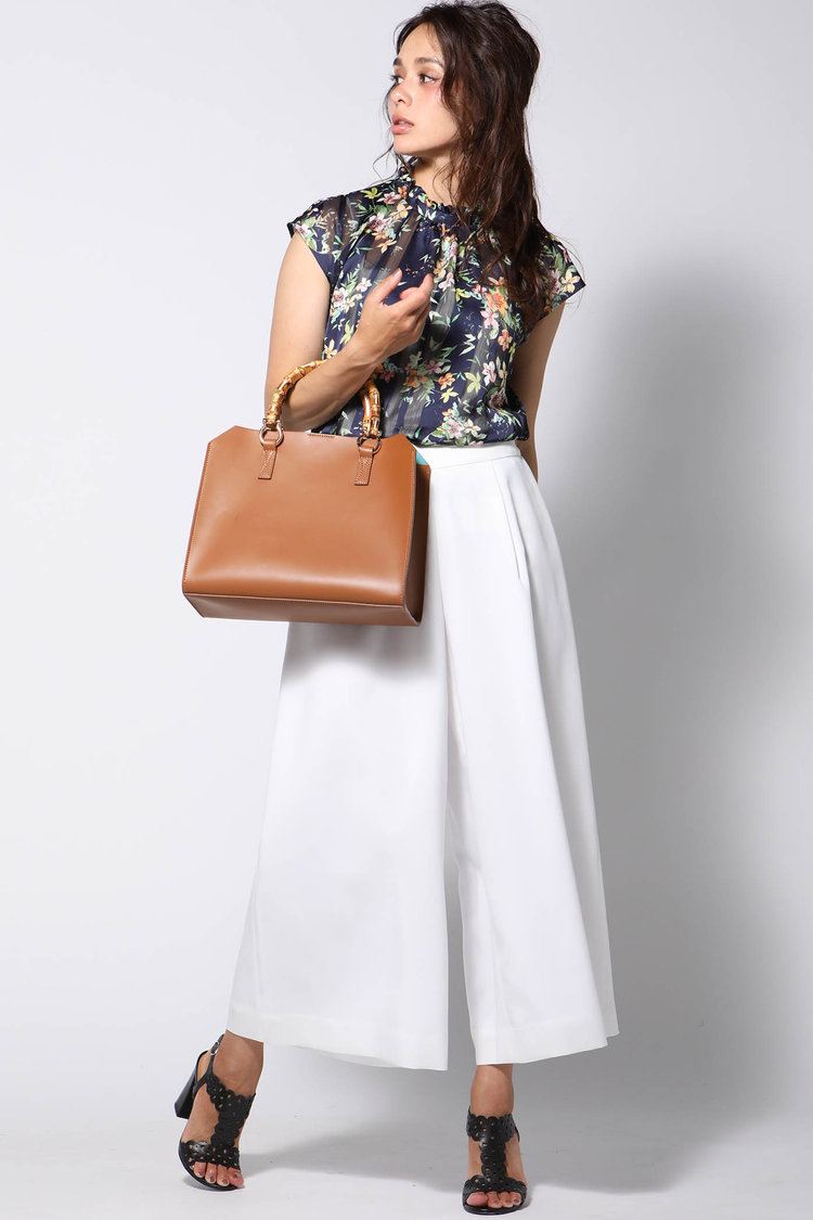 ガウチョパンツ ブラウス