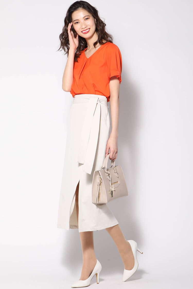 スリットスカート ブラウス