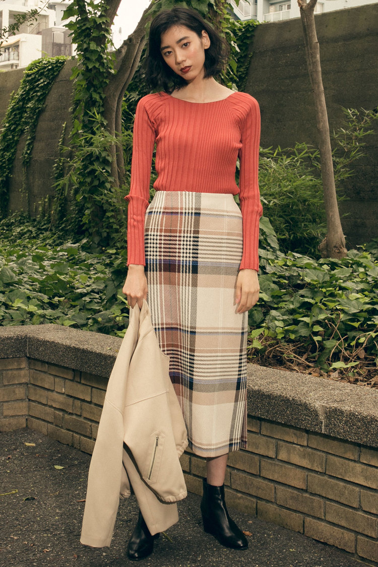 品のいい「チェック」でいい子に