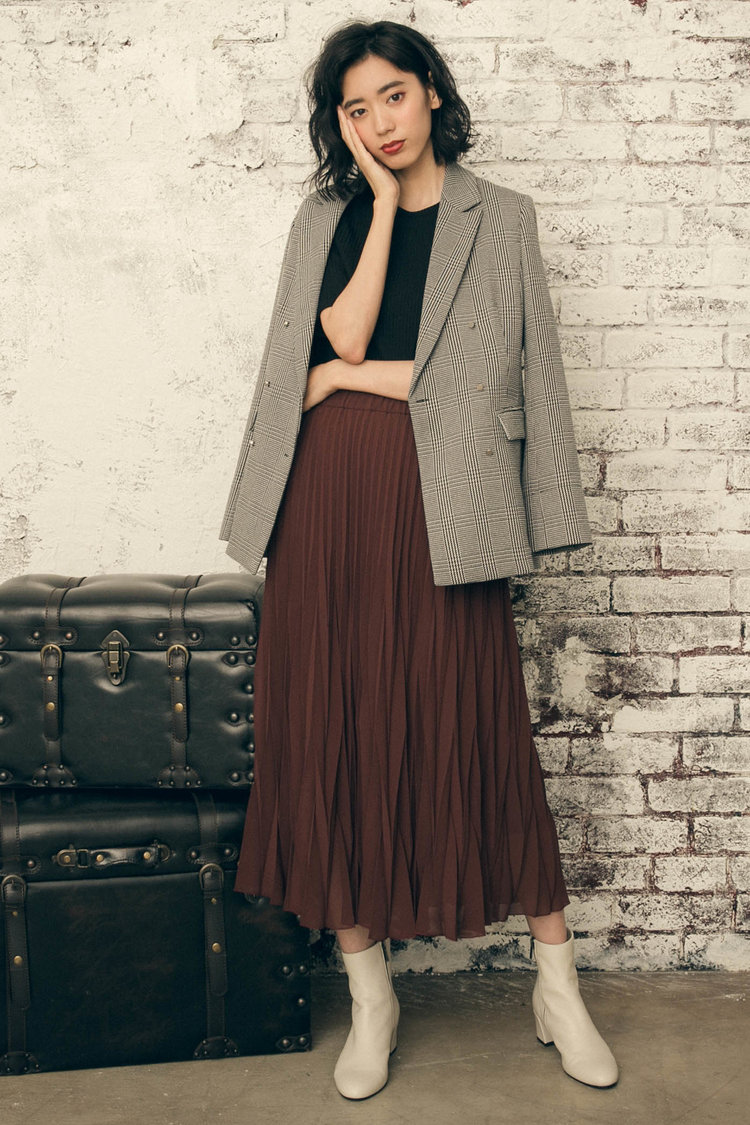 グレンチェックジャケット