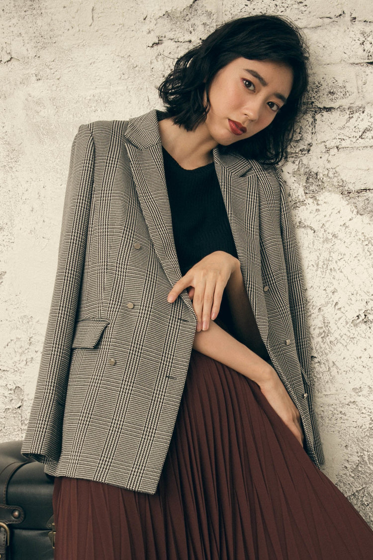 大人ハンサムに「ダブルジャケット」