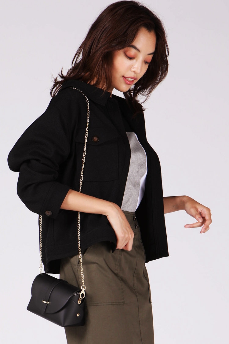 ウールライクミリタリージャケット