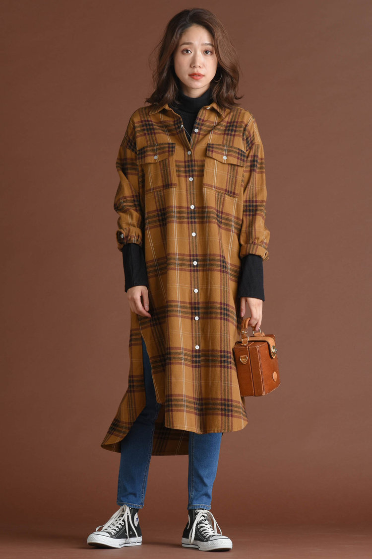 シャツワンピの可能性を広げる