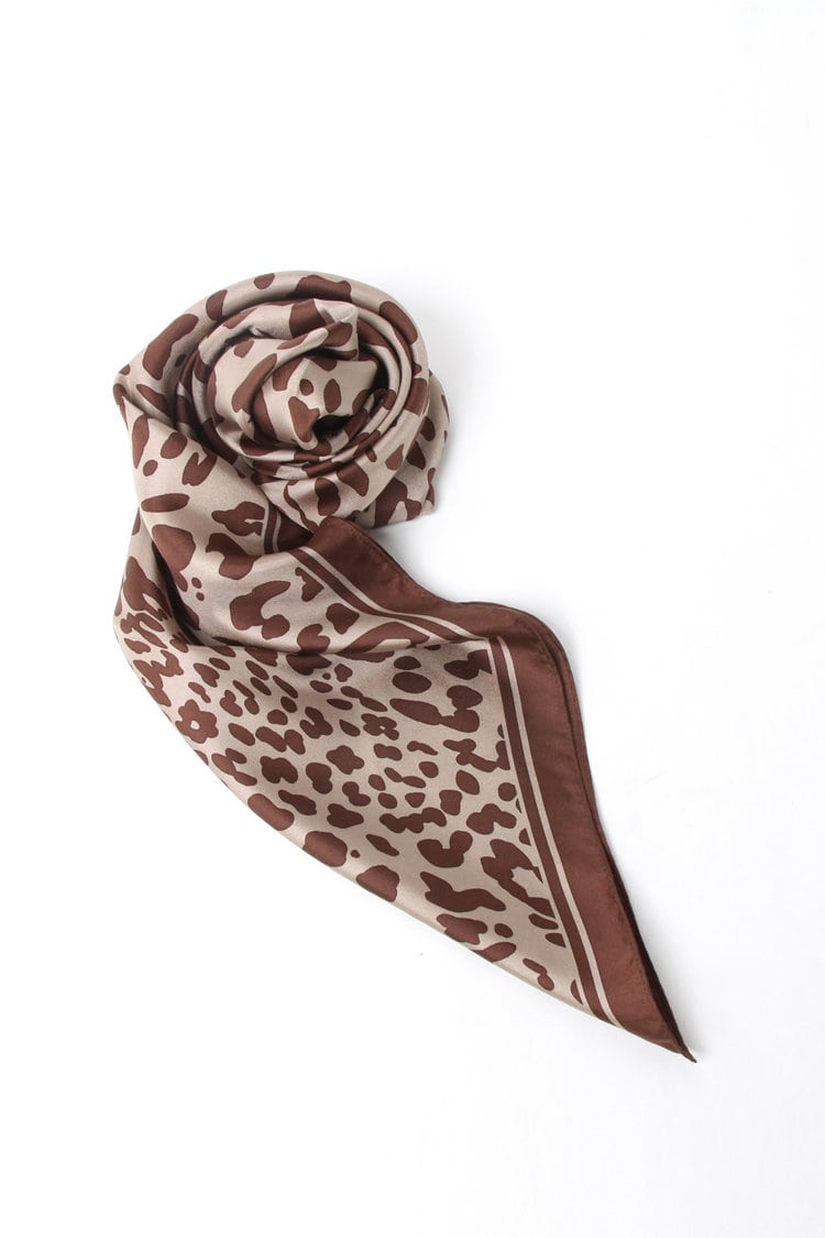 レオパード柄スカーフ