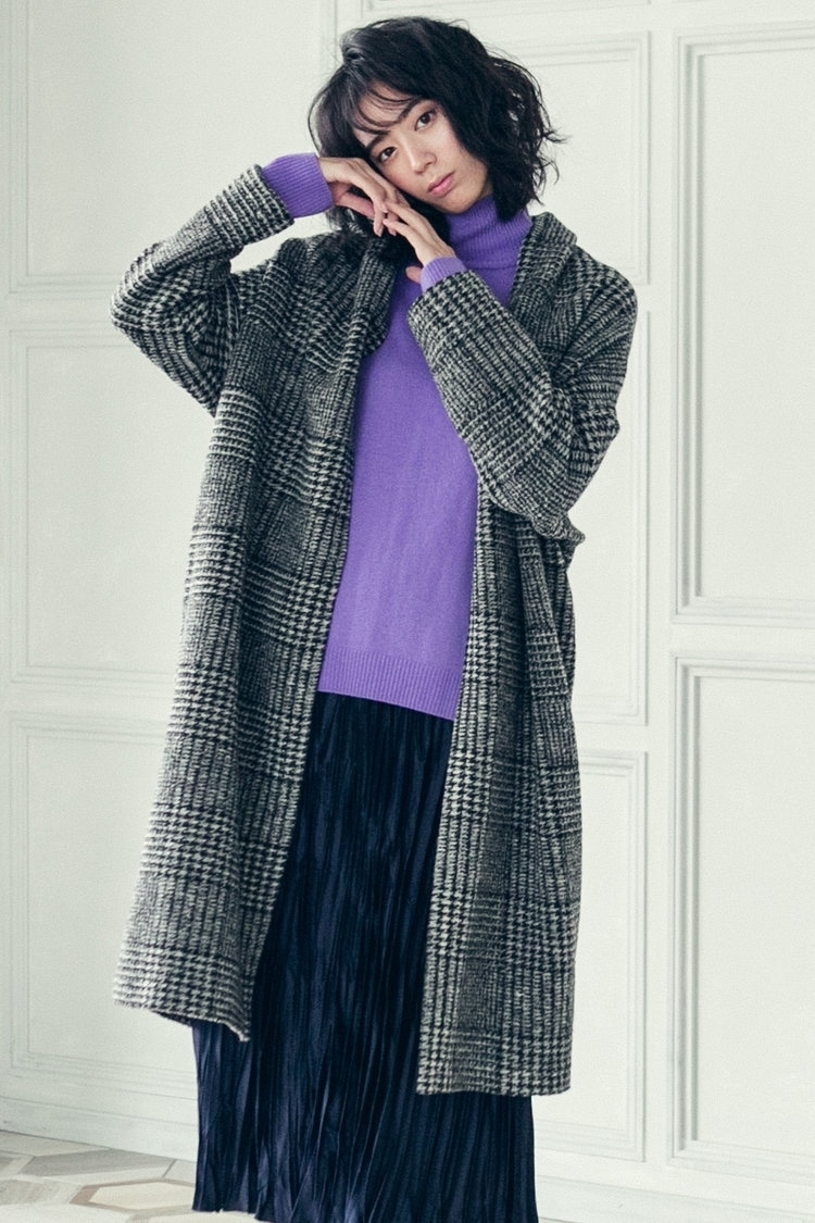 Droite lautreamont イタリアンエアリーコーディガン