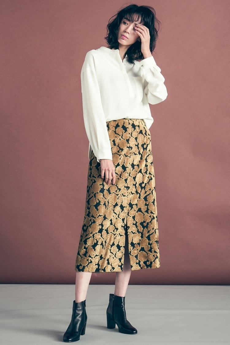 Droite lautreamont 秋のスカートルック