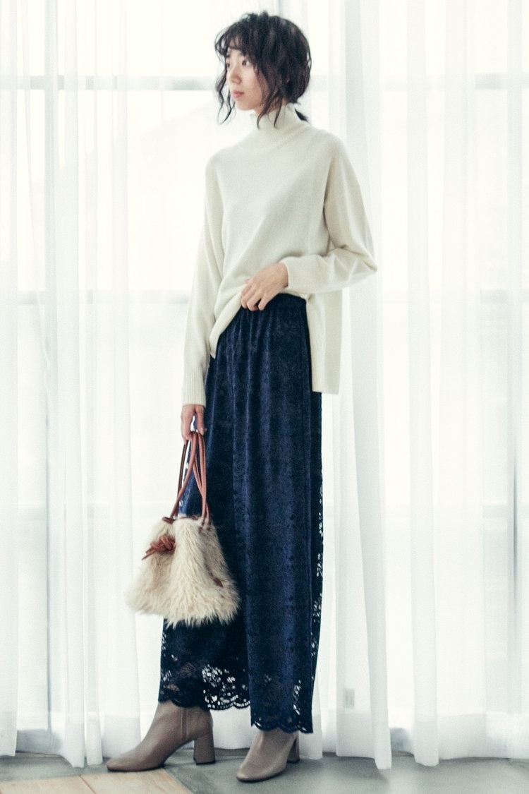 Droite lautreamont 冬のパンツルック