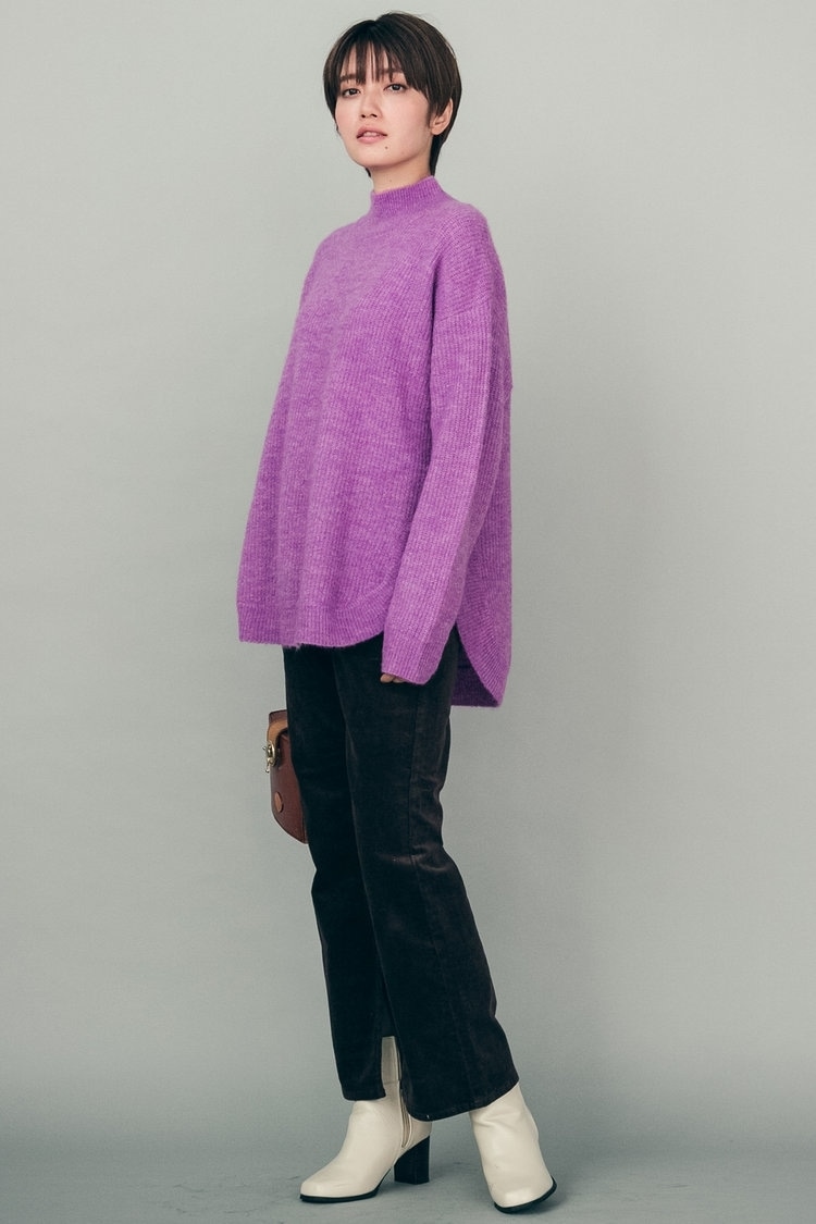 LIPSTAR ブークレーチュニックニット