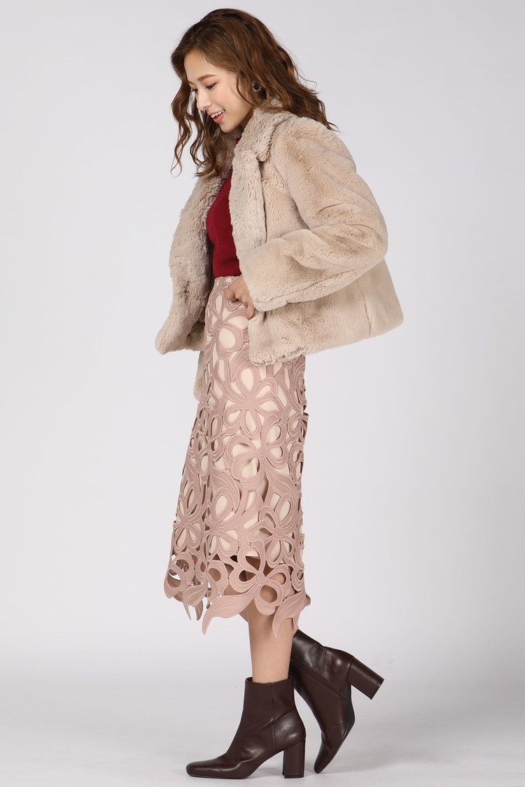 QUEENS COURT エコムートンショートジャケット