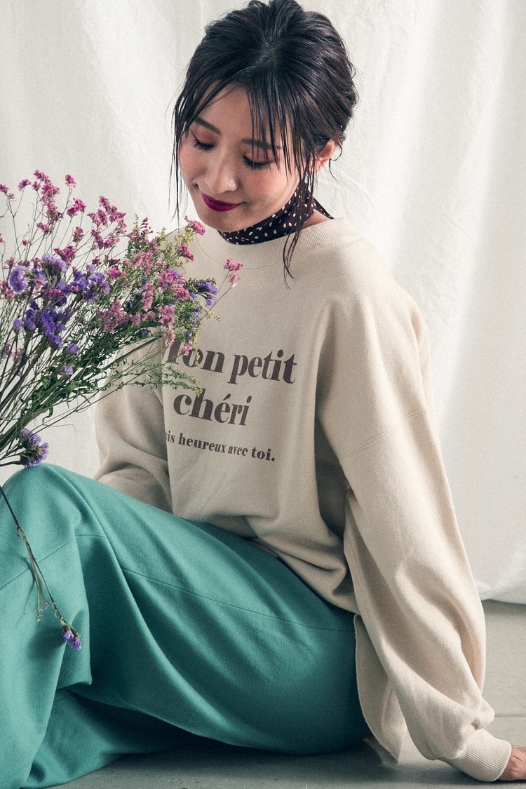 肩ひじはらない大人のスウェット