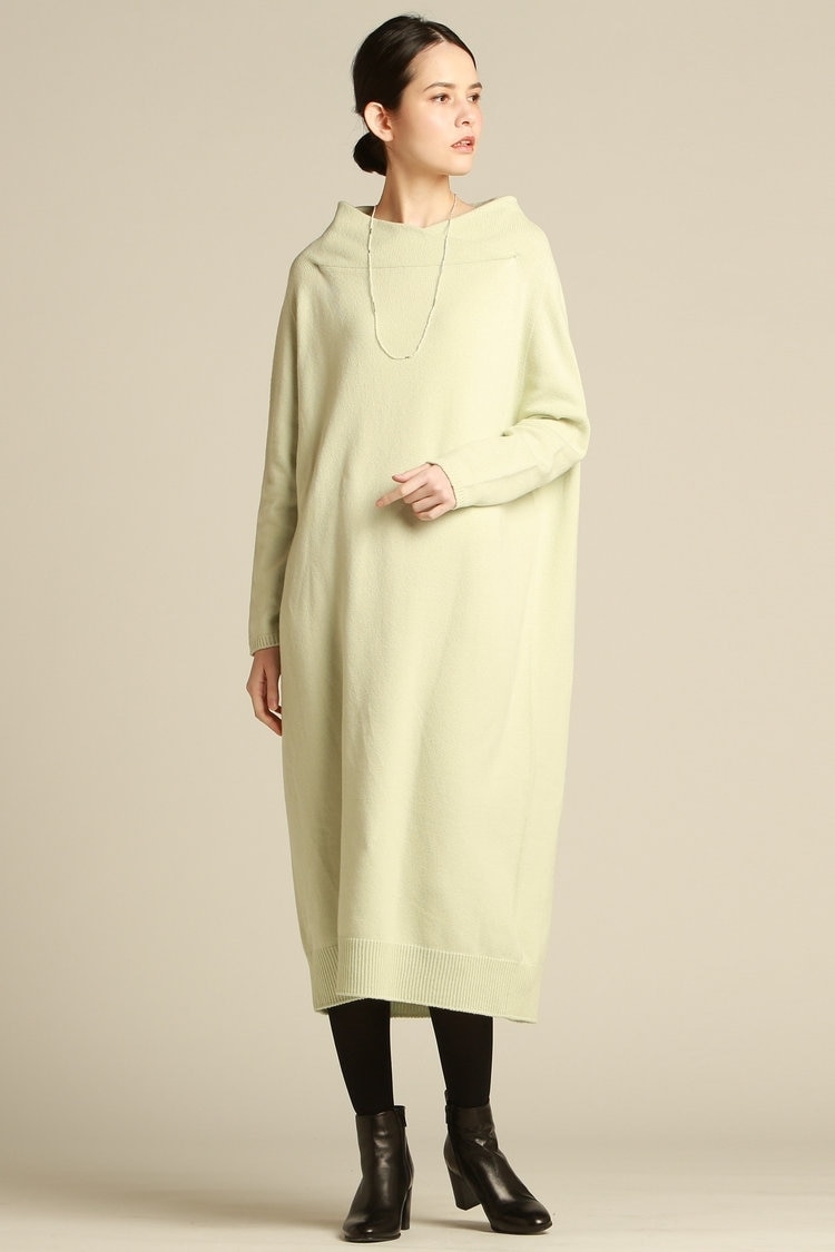 2wayジロンラムニットワンピース