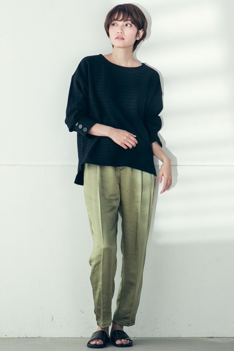 「ゆる×ピタ」のシルエットでスタイルアップ