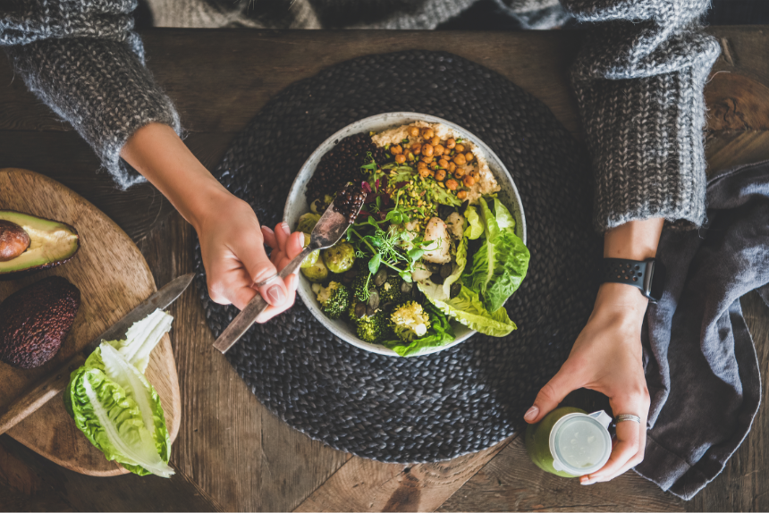 旬な食材で楽しい食事をする
