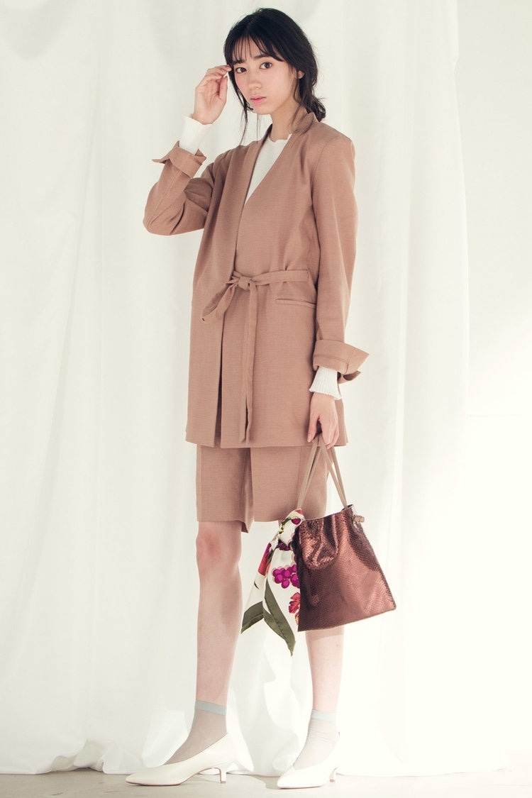 麻ツイルストレッチジャケット