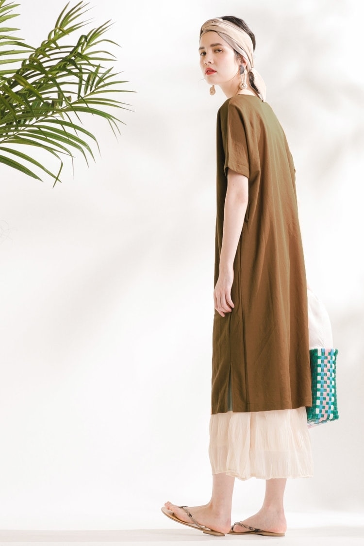 1枚で完結できる“大人ワンピース”