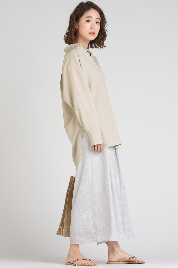 MAYSONGREY シャンブレーローンスキッパーシャツ
