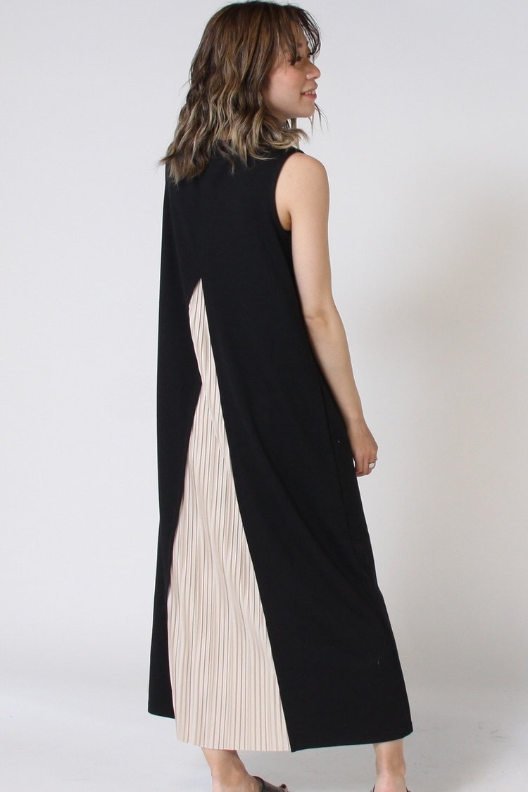 【WEB別注】バックプリーツノースリワンピース LIPSTAR