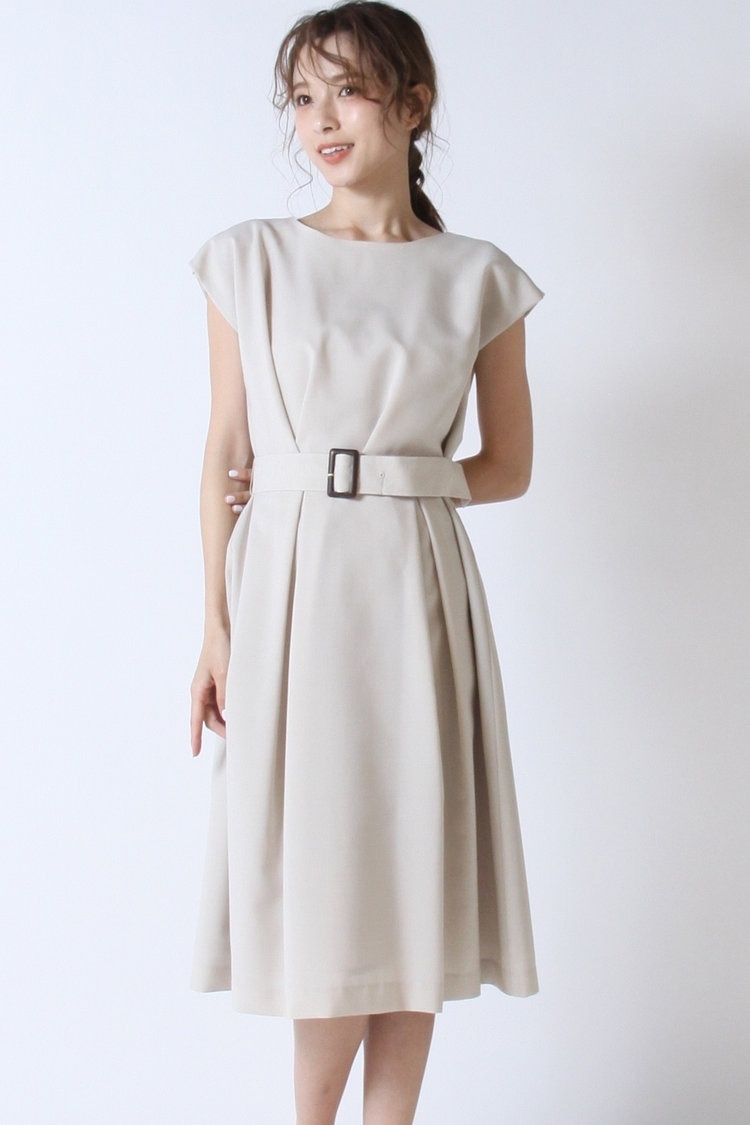 【WEB別注】ベルト付きサップワンピース ketty
