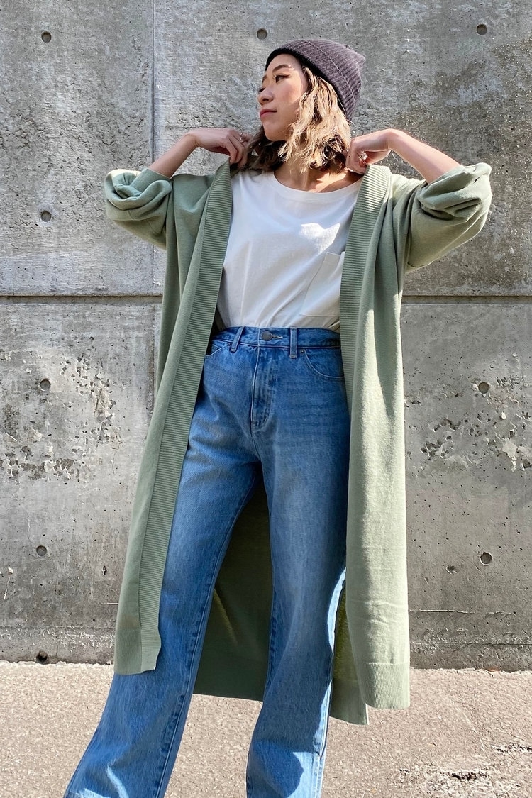 レイヤードスタイルで、こなれ感ある「秋」の着痩せに挑戦を