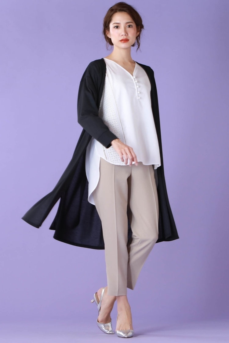 レイヤードスタイルで、こなれ感ある「秋」の着痩せに挑戦を