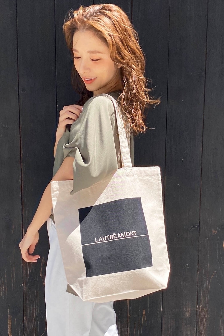 【WEB別注】ボックスロゴトートバッグ LAUTREAMONT
