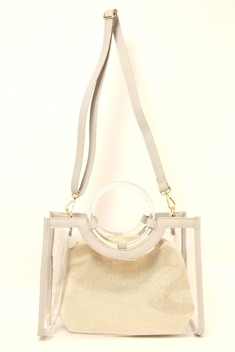 2WAYスクエアPVCバッグ ketty