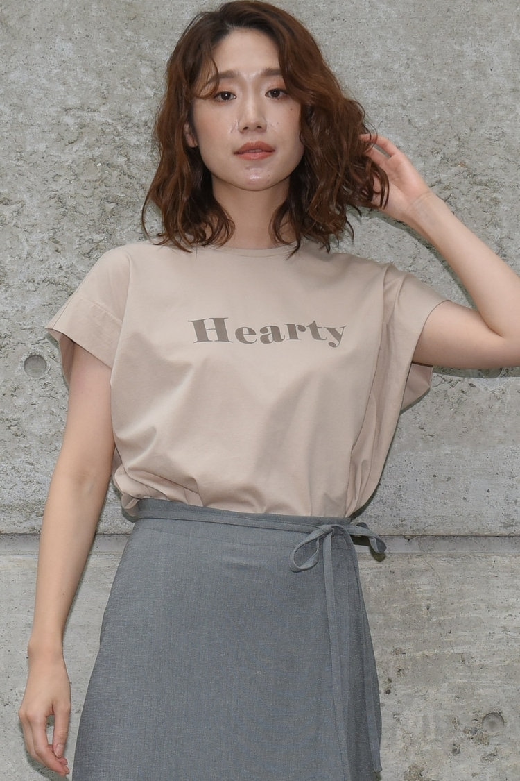 シルケット天竺フロッキーロゴTシャツ