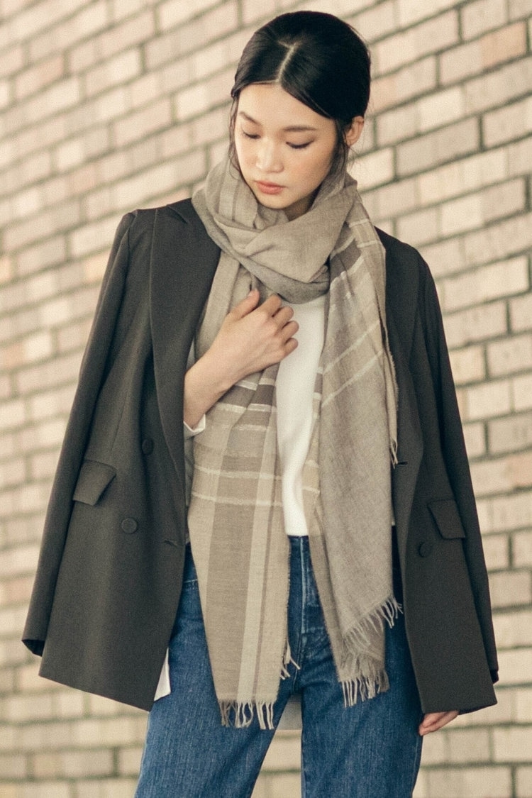 《cecchi e cecchi》チェックストール