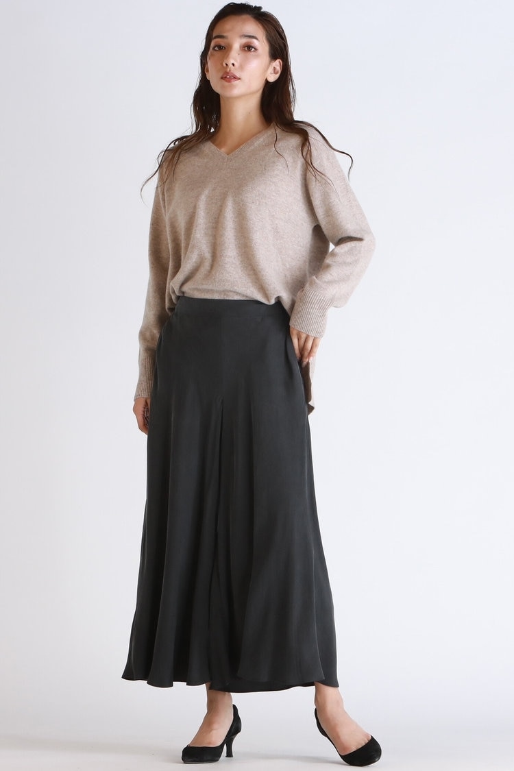 キュプラフィブリルフレアパンツ