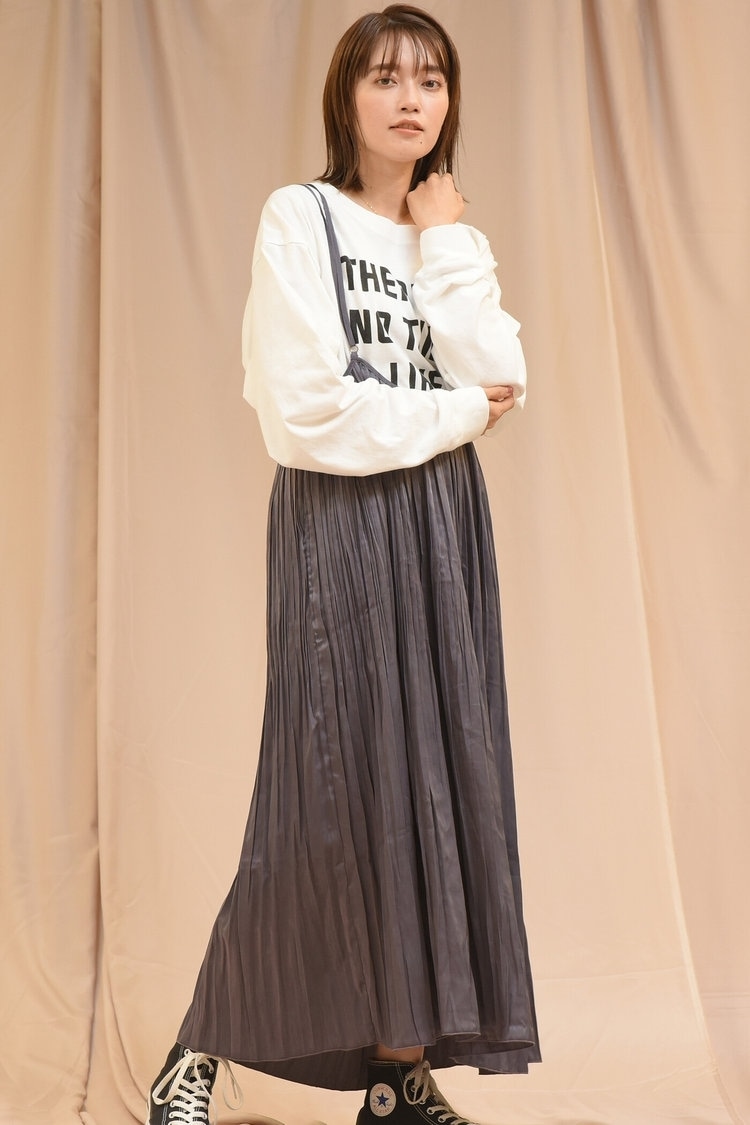 サテン2WAYワンピース