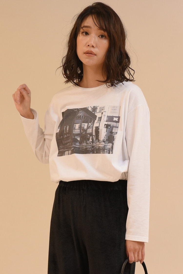 シルキー天竺フォトロングTシャツ