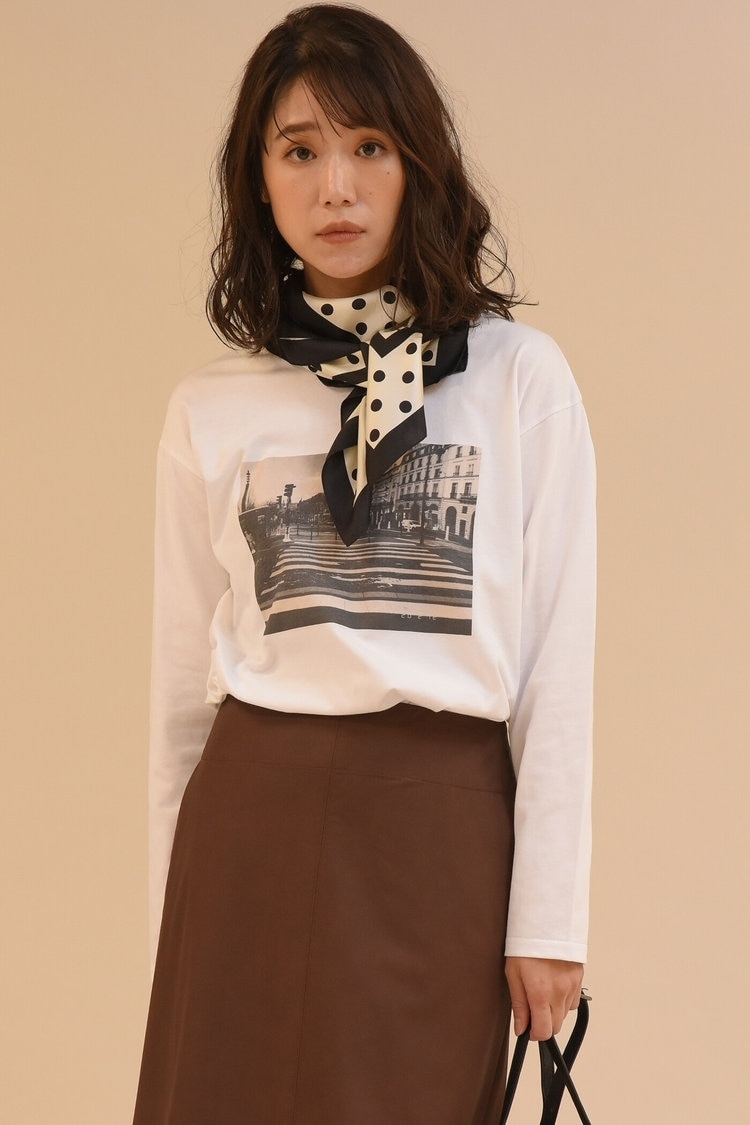 シルキー天竺フォトロングTシャツ