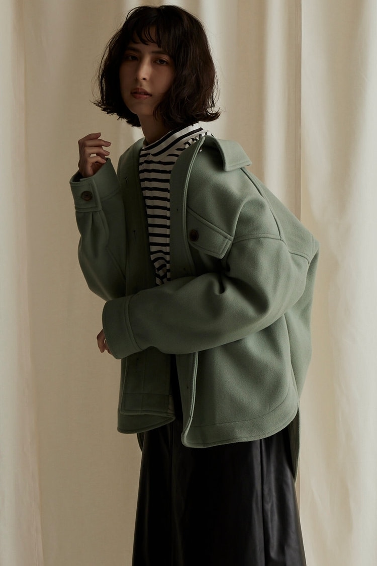 メルトンジャージCPOジャケット