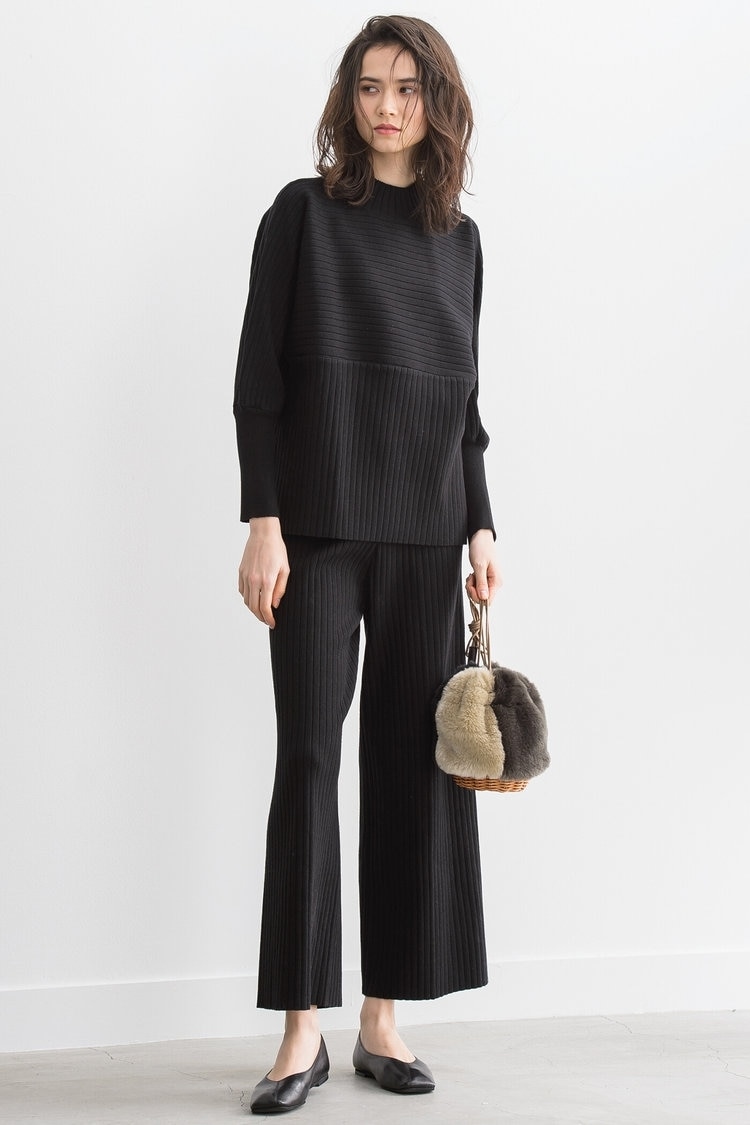 【WEB別注】リブニットセットアップ MAYSON GREY