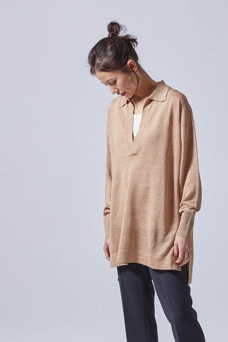 襟付きシアーニット LAUTREAMONT