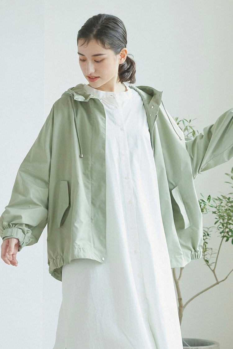 【WEB別注サイズあり】撥水防汚・UVカット機能付きマウンテンパーカー LIPSTAR