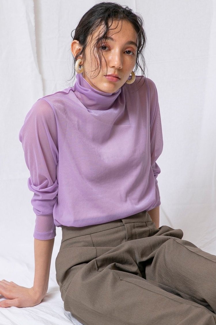 シアーシフォンタートルカットソー Droite lautreamont