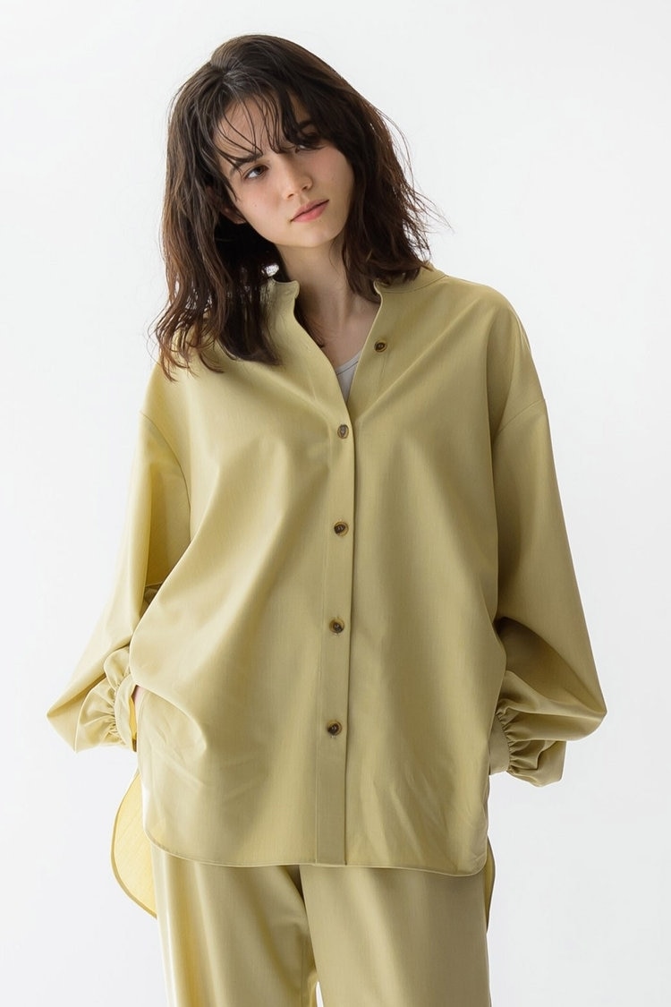 ＴＲポプリンバンドカラーシャツ MAYSON GREY