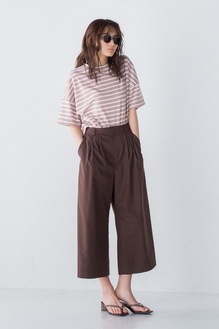 ルーズボーダーTシャツ  MAYSON GREY