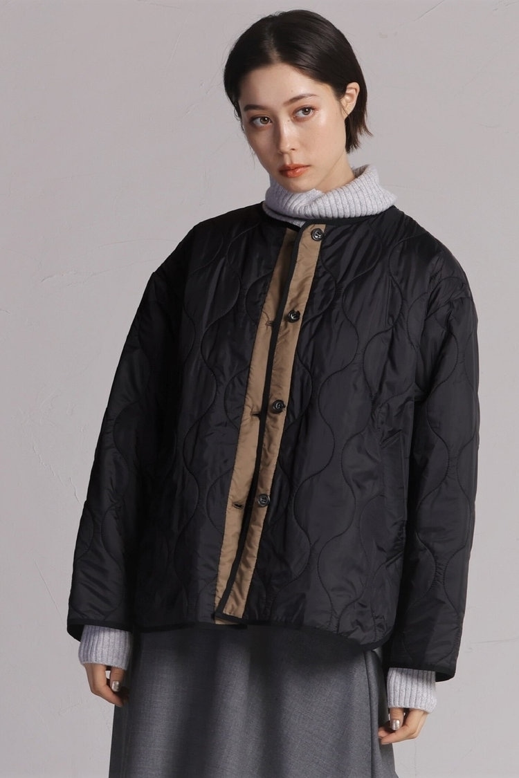 【WEB別注】中綿キルティングハーフコート ≪洗濯機で洗える≫ LAUTREAMONT