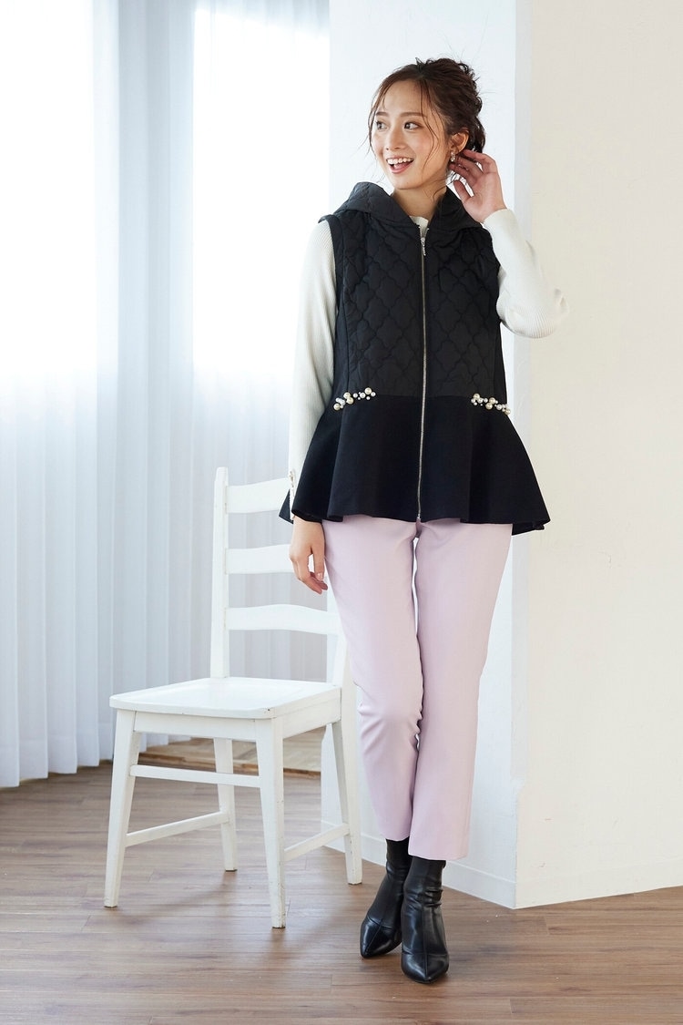 中綿アウター＆ベストで大人っぽい愛犬リンクコーデ QUEENS COURT