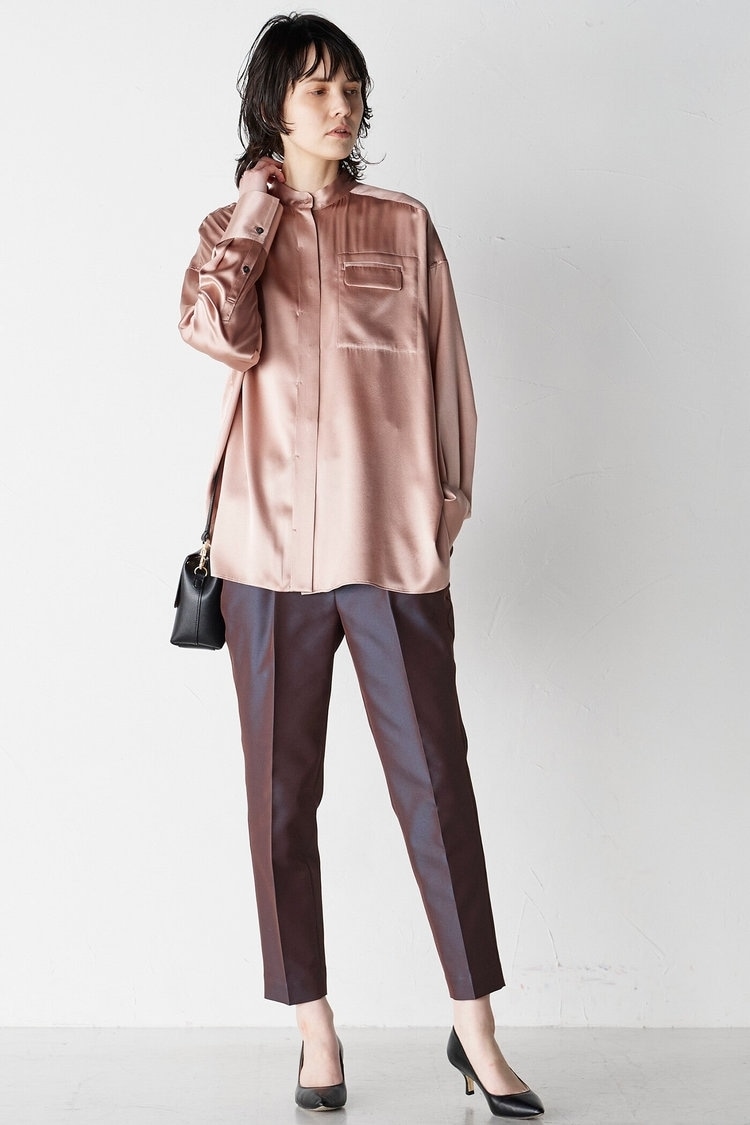 >色のニュアンス＆光沢を楽しむ秋のアースカラーコーデ la.f...