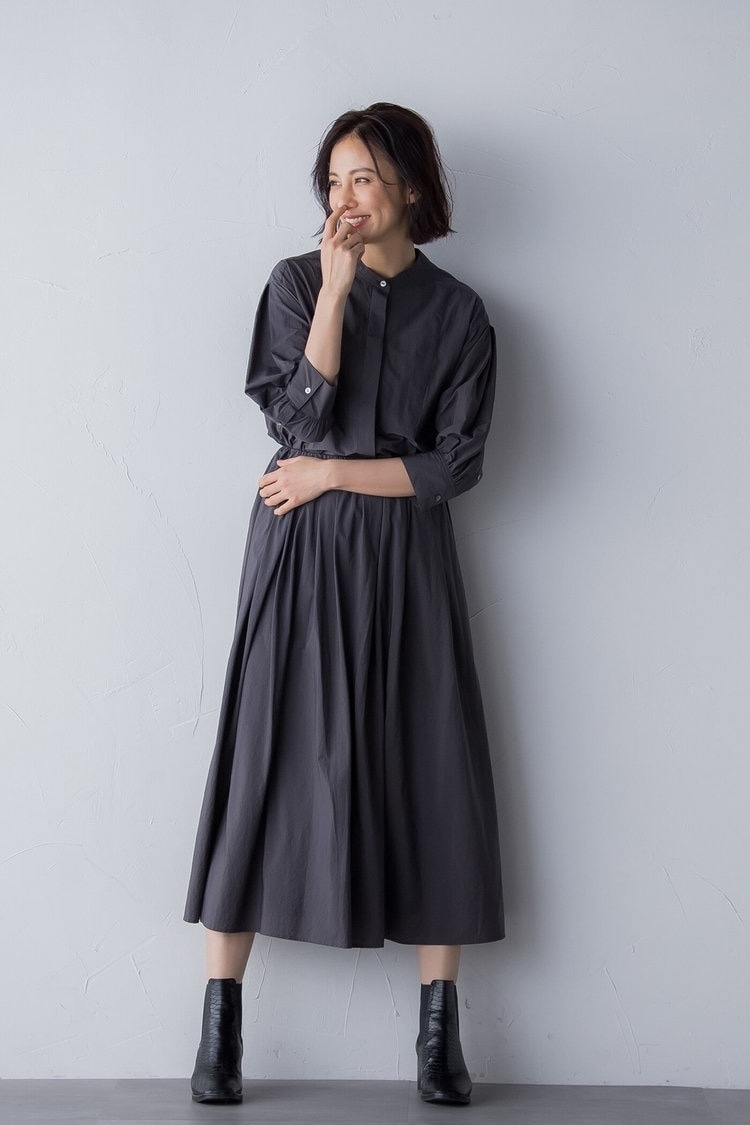 夏らしい麻風素材のセットアップコーデ LAUTREAMONT