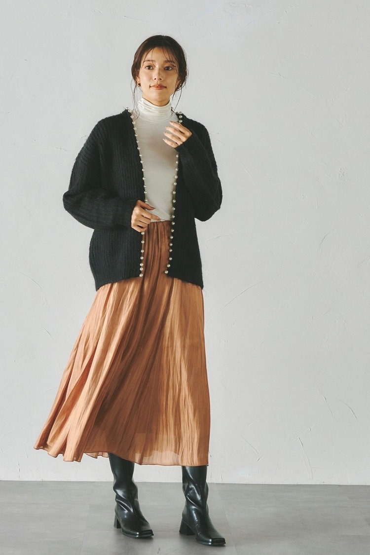 秋冬の温泉デートにはニットカーディガンで寒さ対策を