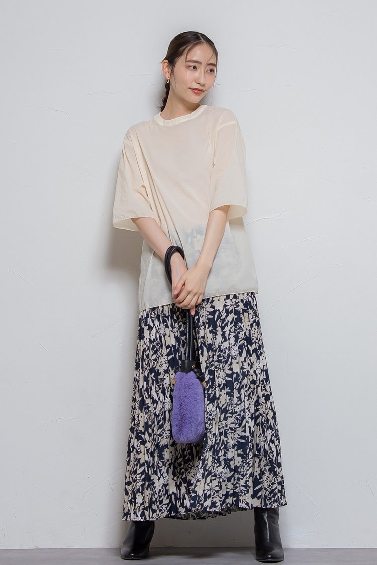 やわらかカラーで作る低身長さん向けコーデ Droite lautreamont