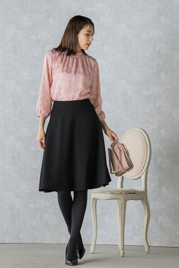 柄ブラウスを主役に ketty