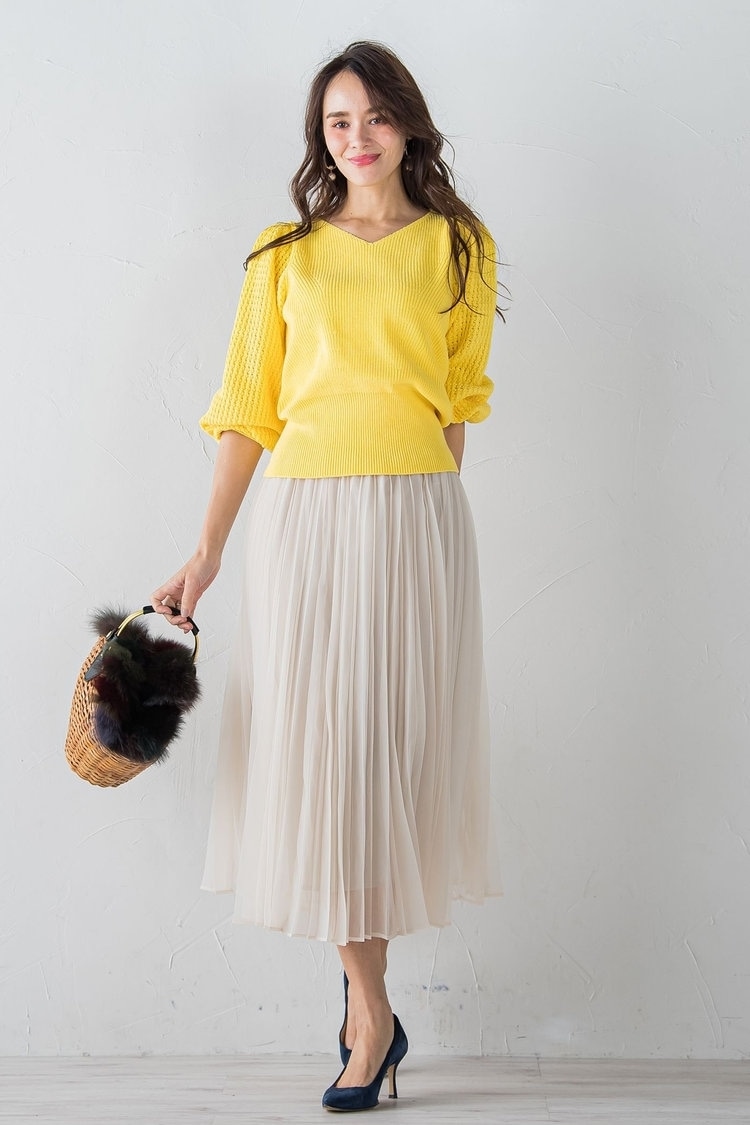 落ち感スカートを味方に Viaggio Blu